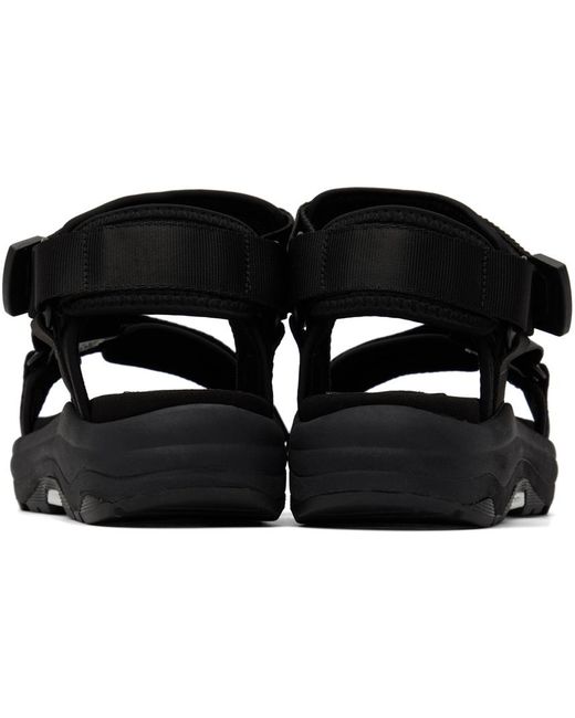 Suicoke Black Depa-run Sandals