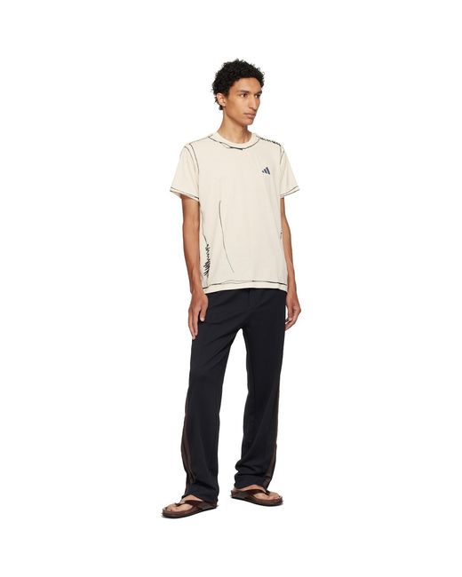 Song For The Mute Natural Off- Adidas Edition Adirun01 T-Shirt for men