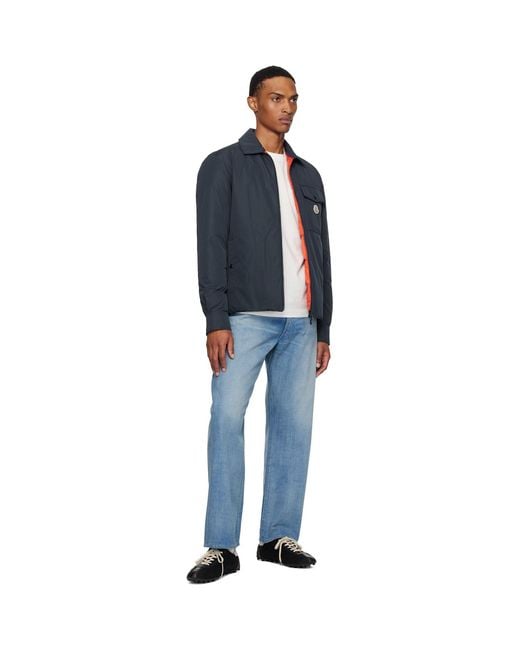 Moncler Blue Archivio Vigeon Down Jacket for men