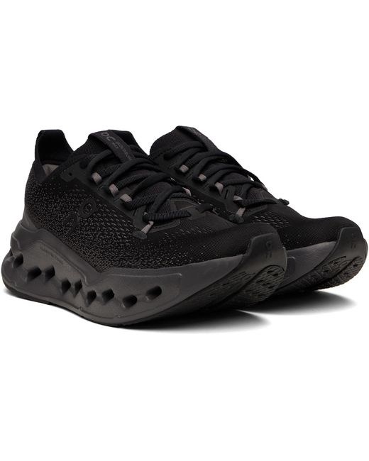On Shoes Black Cloudsurfer Max Sneakers for men