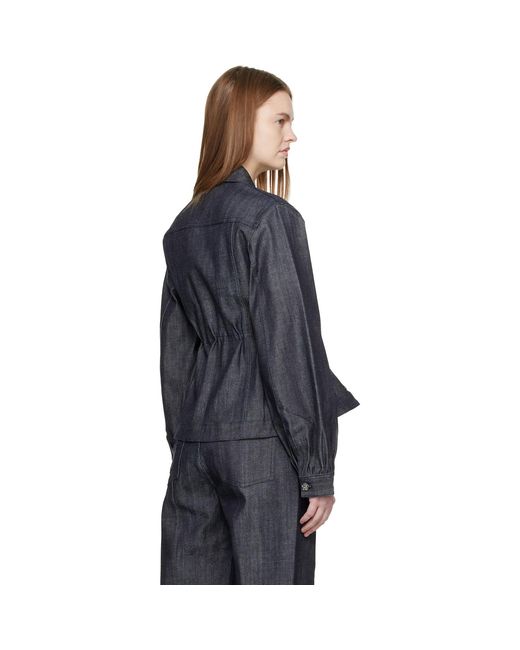 CECILIE BAHNSEN Black Cbcandida Denim Jacket
