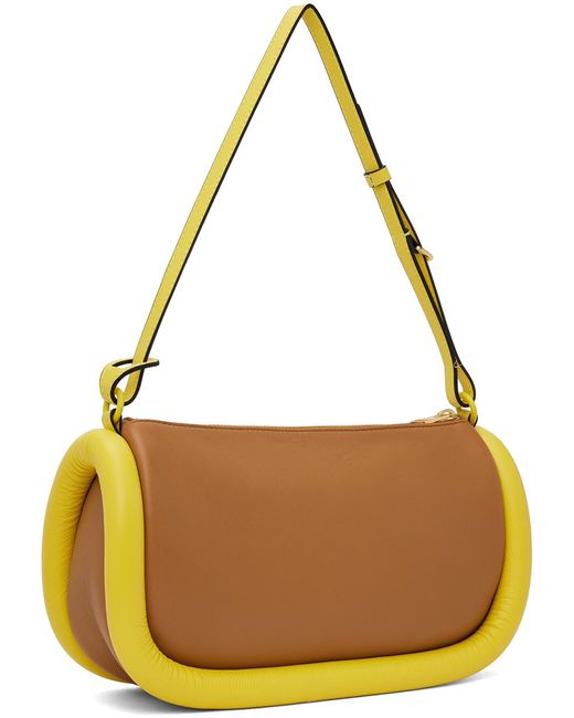 J.W. Anderson Brown & Yellow Bumper-15 Leather Crossbody Bag