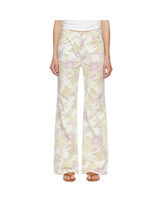Citizens of Humanity Natural Off- & Kimberly 70's Flare Jeans