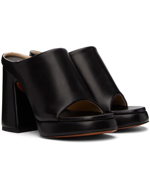 Proenza Schouler Black Forma Platform Sandals