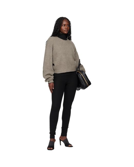 Fear Of God Brown Holiday Heavy Waffle 90S Crewneck Sweater