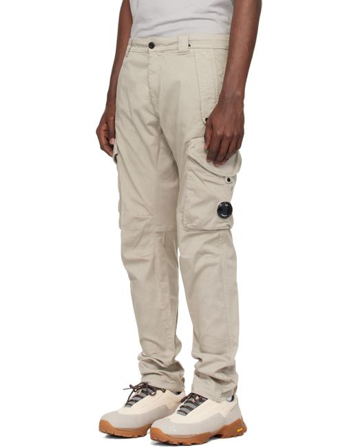 Pantalon cargo à coupe ergonomique C P Company pour homme en coloris Natural