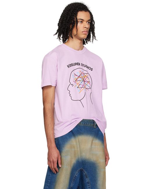 Kidsuper Purple Thoughts In My Head T-shirt for men