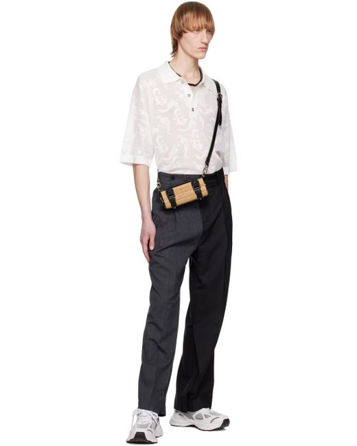 Feng Chen Wang Black Ssense Exclusive Trousers for men