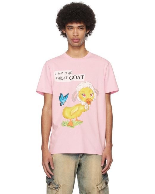 T-shirt 'goat' rose Egonlab pour homme en coloris Pink