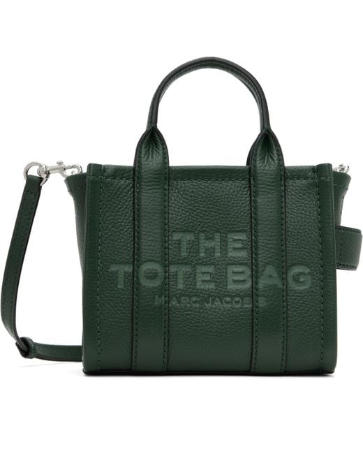 Marc Jacobs Green Khaki 'The Leather Crossbody' Tote