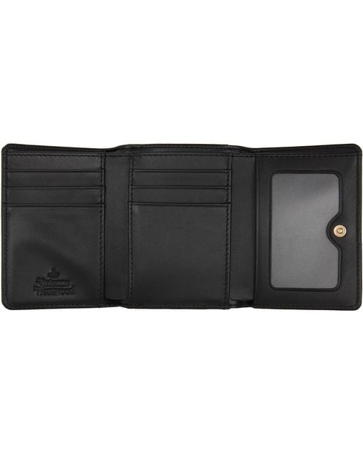 Vivienne Westwood Black Small Frame Wallet for men