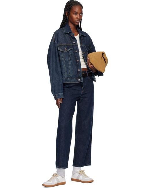 Agolde Blue Dalton Balloon Denim Jacket
