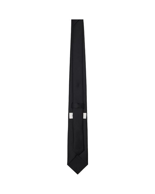 Ernest W. Baker Black Satin Tie for men
