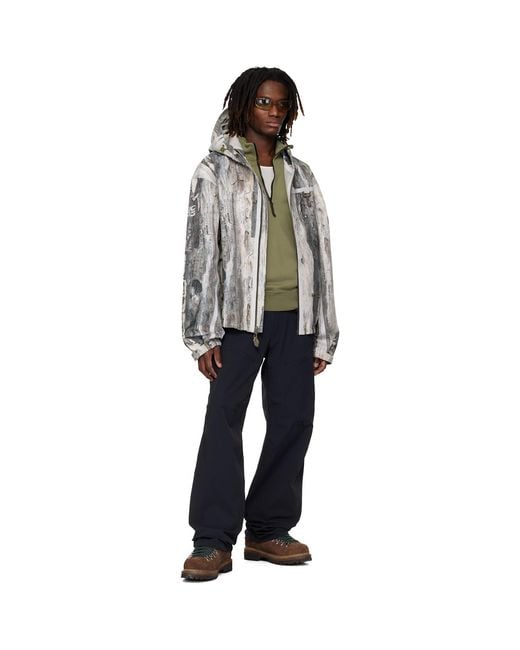 RCOS Black Khaki Sequoia Shell Jacket for men