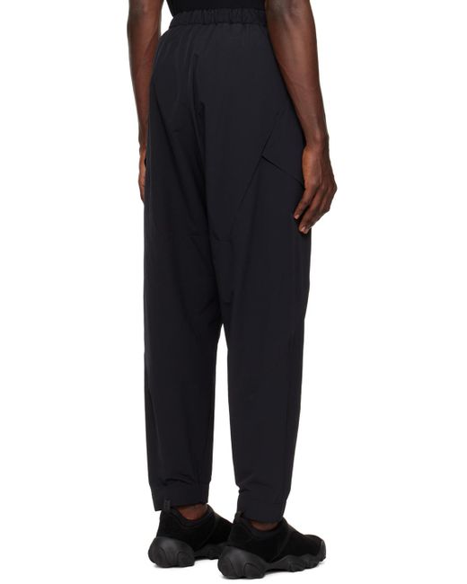 Pantalon cargo noir à taille élastique Fumito Ganryu pour homme en coloris Black