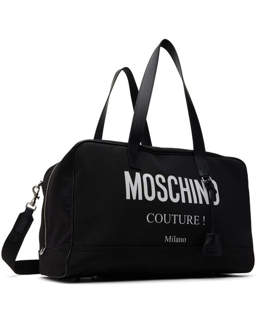 Sac de voyage noir Moschino pour homme en coloris Black