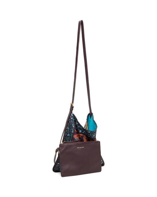 Dries Van Noten Red Small Scarf Tote
