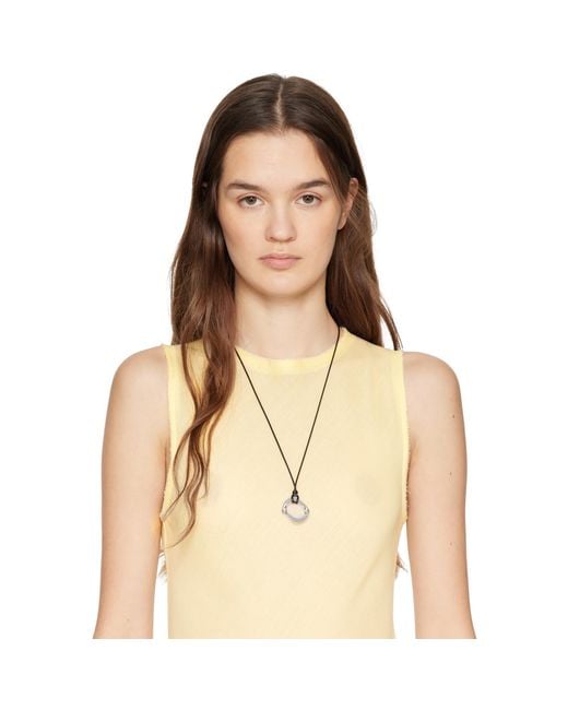 NUMBERING Black #5749 Necklace
