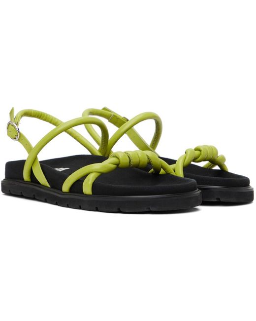 Reike Nen Black Knotted Sandals