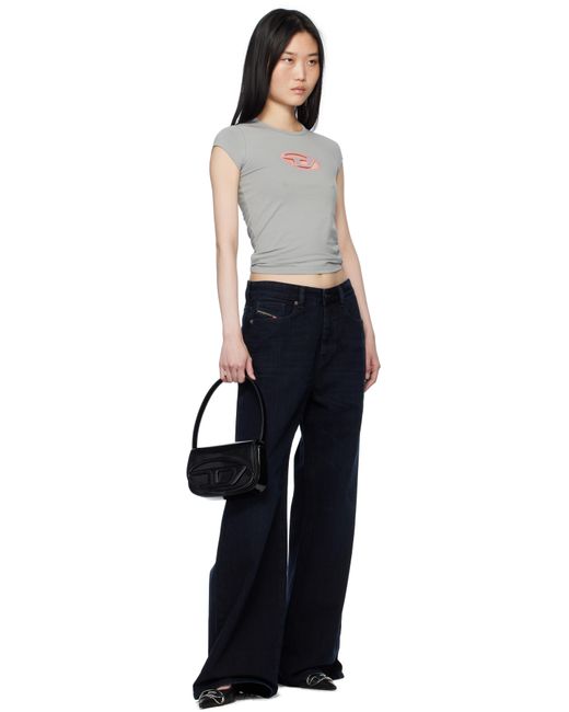 DIESEL ネイビー Relaxed 1996 D-Sire 09L54 ジーンズ Black