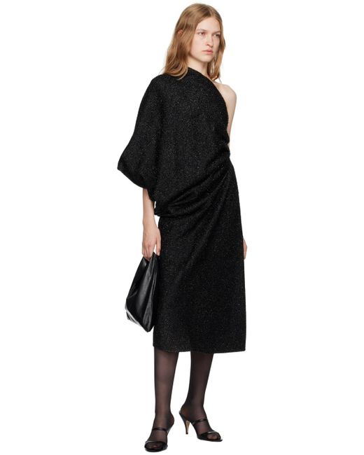 The Row Black Small Bindle Tote