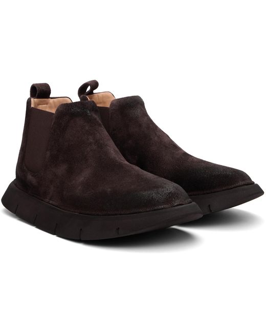 Marsèll Black Intagliata Chelsea Boots for men