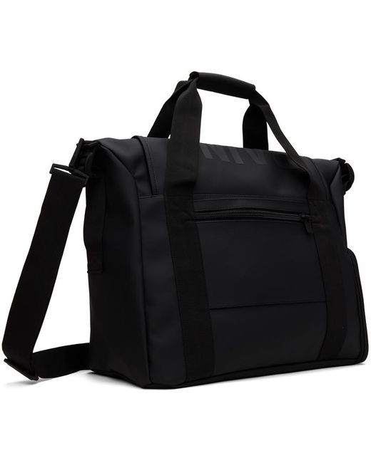Rains Black Texel Kit Large Duffle Bag for men