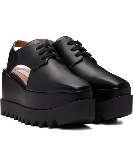 Stella McCartney Black Elyse Slingback Derbys