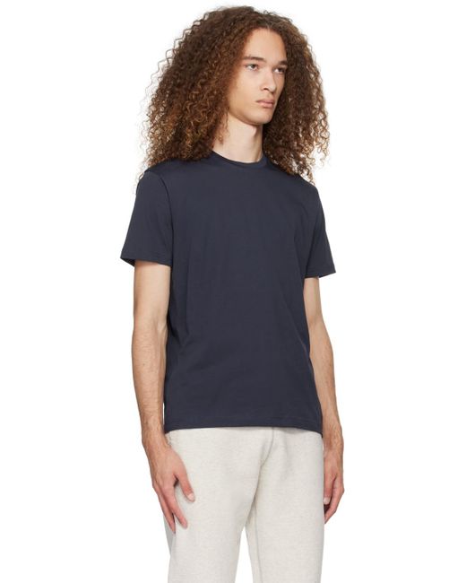 Sunspel Blue Riviera T-shirt for men