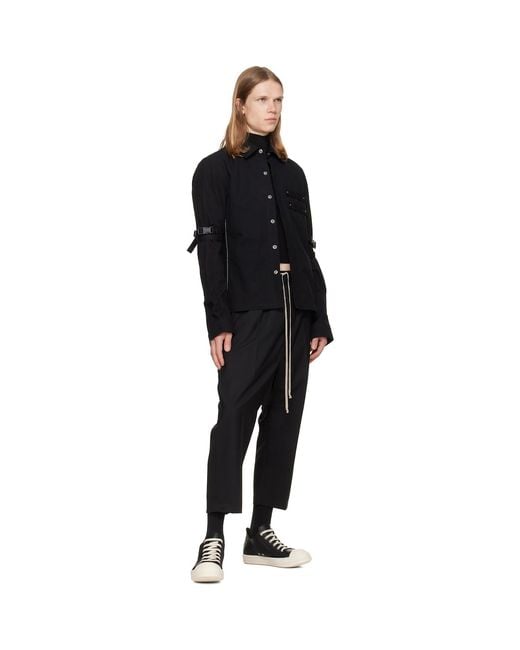 Rick Owens Black Tower Low Sneaks Sneakers for men