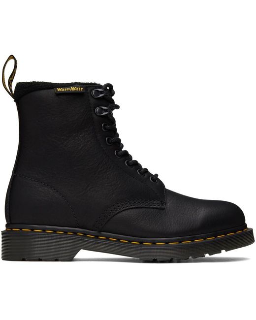 Dr. Martens Black 1460 Pascal Waterproof Leather Boots for men
