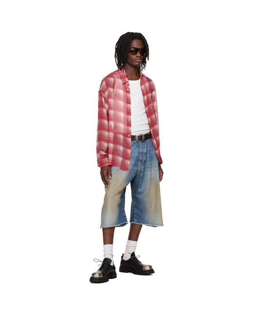 424 Blue 'Big Daddy' Denim Shorts for men
