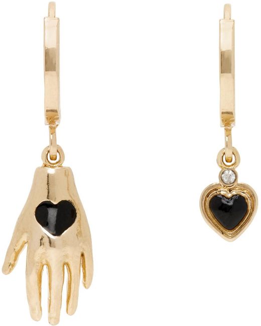 Isabel Marant Metallic Gold Happiness Earrings