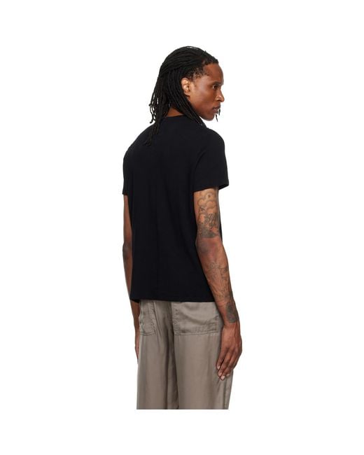 Rick Owens Black Tower Short Level T-Shirt for men