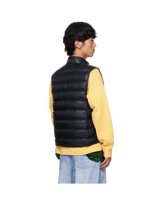 Moncler Blue Gui Down Vest for men