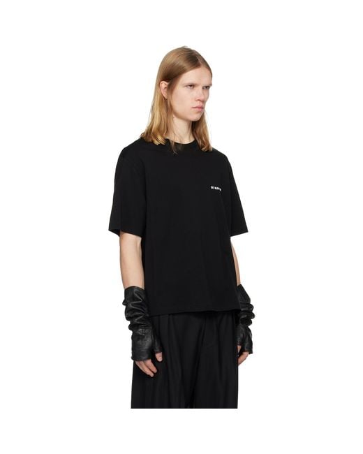 Det Blev Sent Black Logo T-Shirt for men