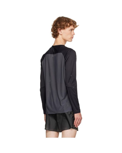 On Shoes Black Performance Lg Running T-Shirt for men