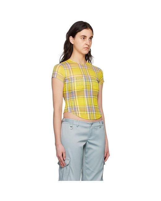 Miaou Yellow Peri Corset