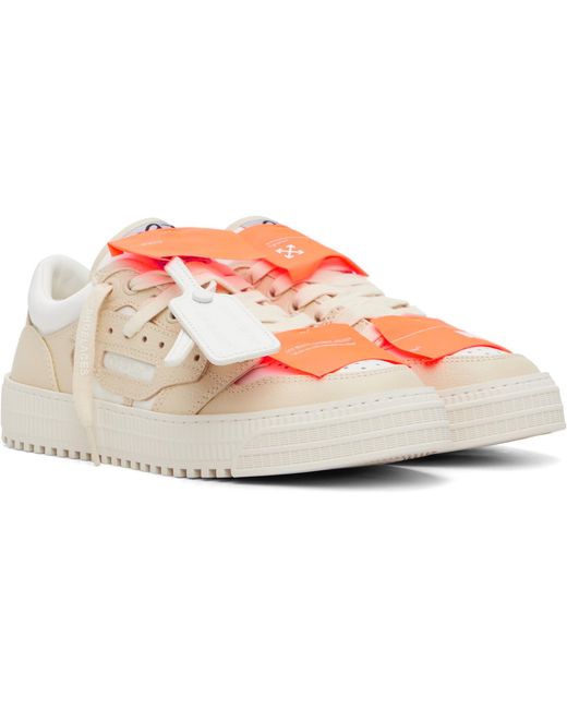 Off-White c/o Virgil Abloh Black Low Top 3.0 Off Court Sneakers for men