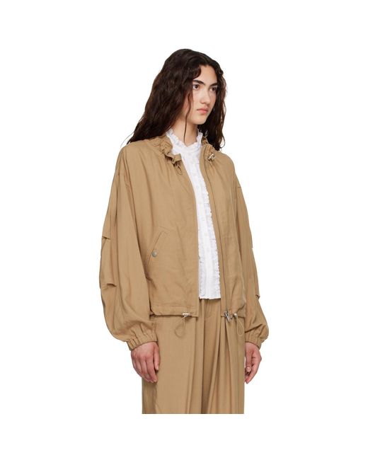 Isabel Marant Brown Khaki Plume Jacket