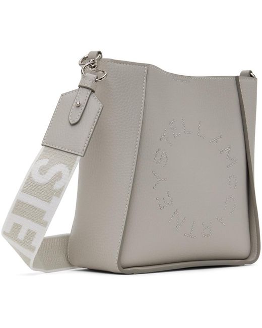 Stella McCartney Gray Logo Crossbody Bag