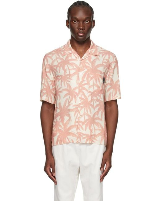 Palm Angels Off-white Palms Allover Shirt for men