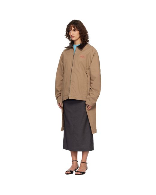 Charles Jeffrey Natural Tan Hug Jacket