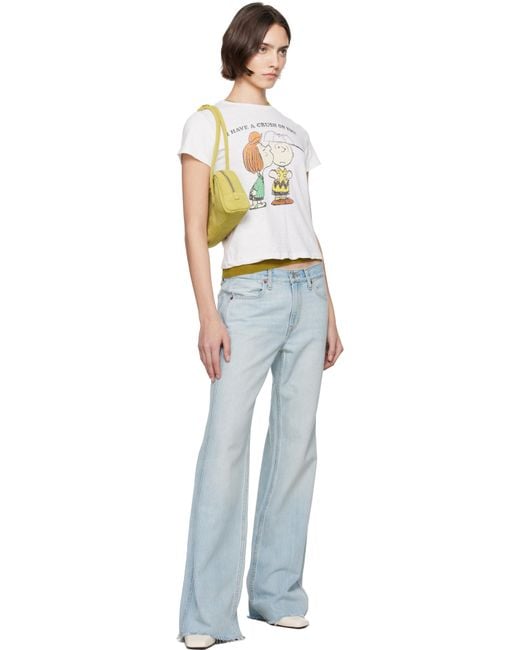 RE/DONE Classic 'Peanuts Crush' T-Shirt | Lyst