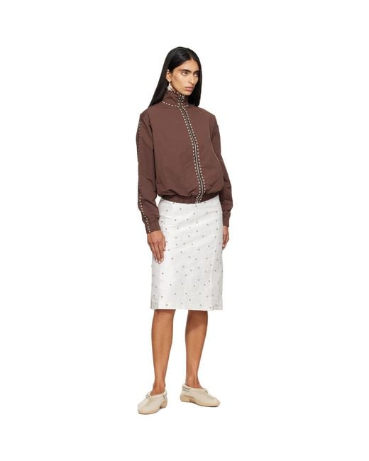RESCHA Brown Ssense Exclusive Khel Jacket