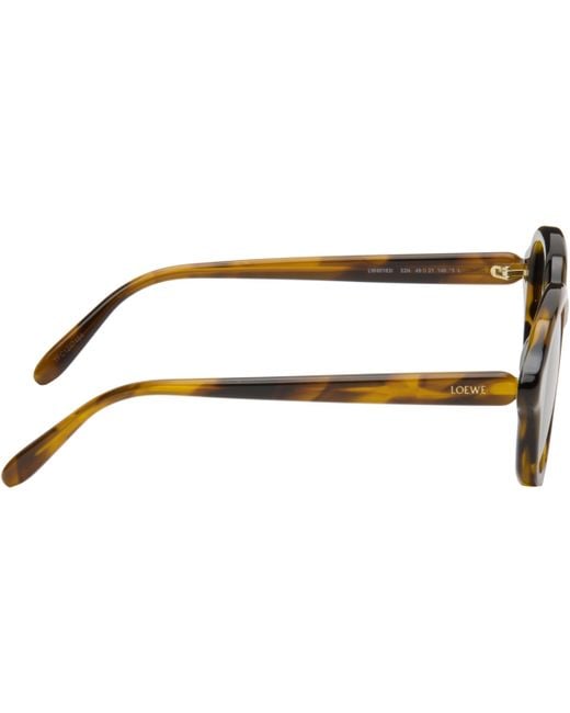 Loewe Black Alpha Slim Sunglasses for men