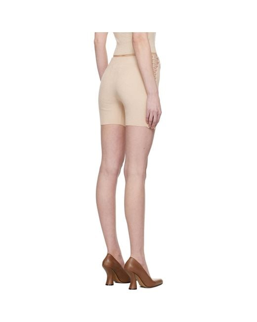 Isa Boulder Multicolor Ssense Exclusive Ribbed High Waist Shorts