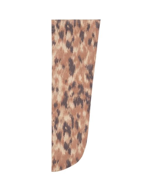 Ganni Multicolor Print Wrap Scarf