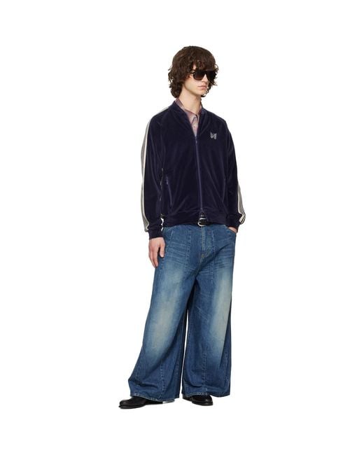 Needles Blue H.D. Buggy Jeans for men