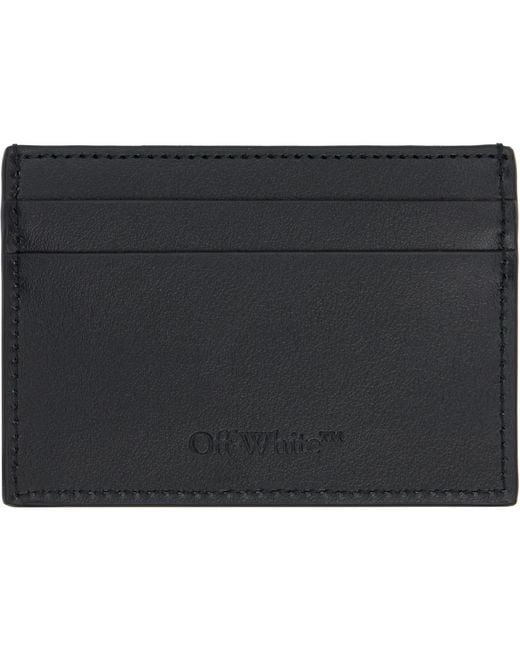 Off-White c/o Virgil Abloh Blue Bookish Spray Arrow Card Holder for men